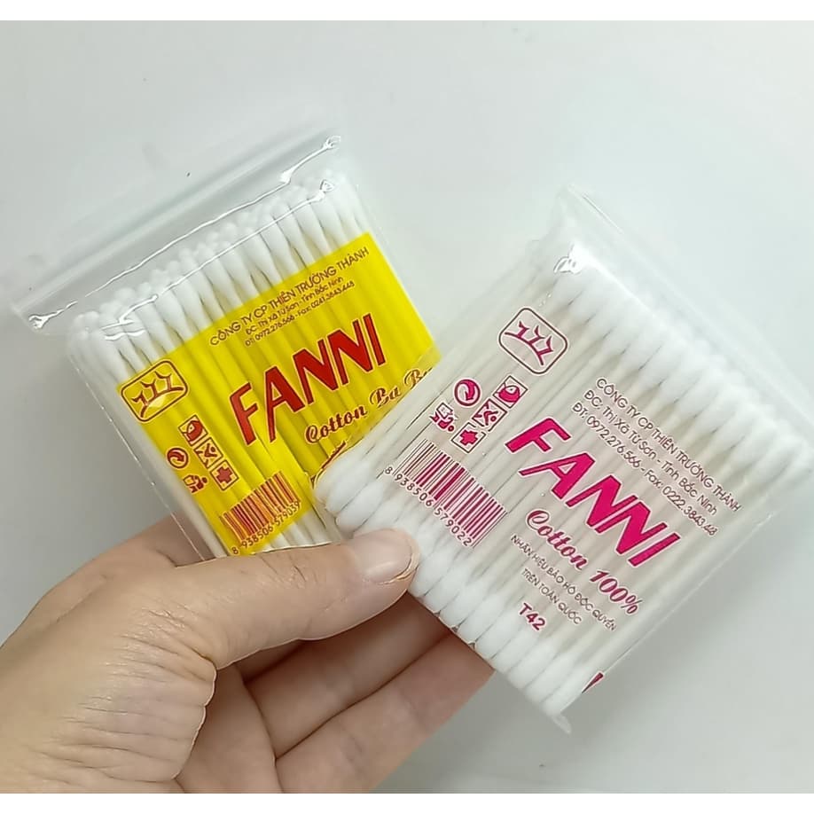 Tăm bông ngoáy tai Fanni mềm mại