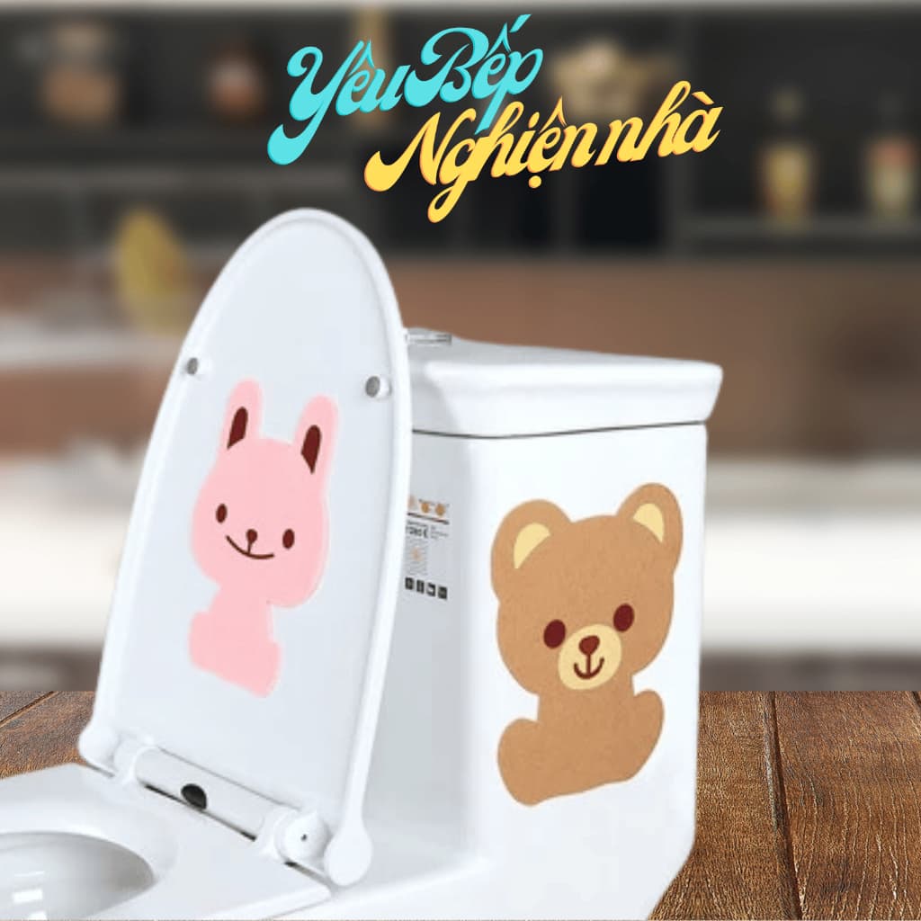 [HCM] MIẾNG DÁN KHỬ MÙI BỒN CẦU TRANG TRÍ BỒN CẦU DỄ THƯƠNG