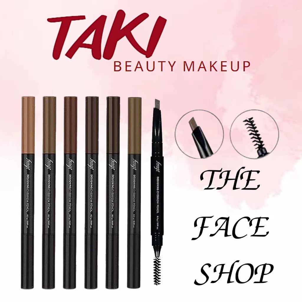 Chì Kẻ Mày 2 Đầu THE FACE SHOP TFS Designing Eyebrow Pencil 0.3g [02- 03- 04- 05- 06]
