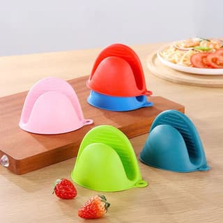 Set 2 Cái Găng Tay Bắc Nồi Silicon Mỏ Vịt - Dụng Cụ Nhấc Nồi Cách Nhiệt Chống Nóng