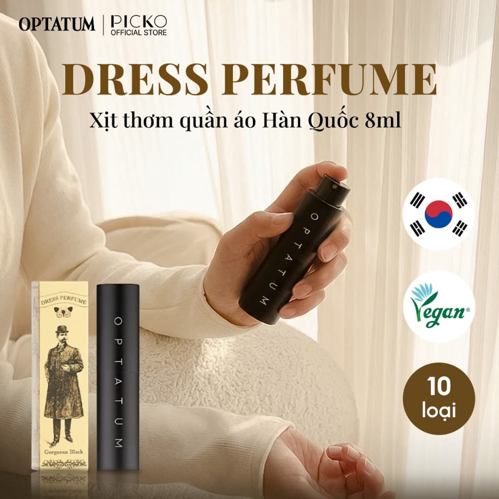 Nước Hoa Pháp Cao Cấp 8ml OPTATUM DRESS PERFUM Hương Thơm Mê Say