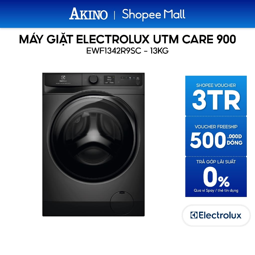 EWF1342R9SC | Máy giặt Electrolux UltimateCare 900 Inverter 13 kg