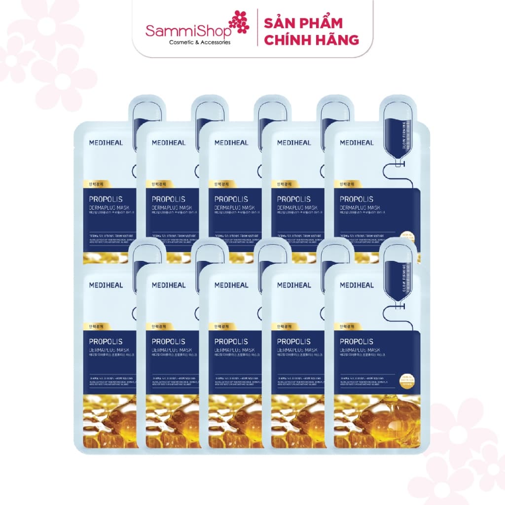 Combo 10 Mediheal Mặt nạ Dermaplus Mask 22ml
