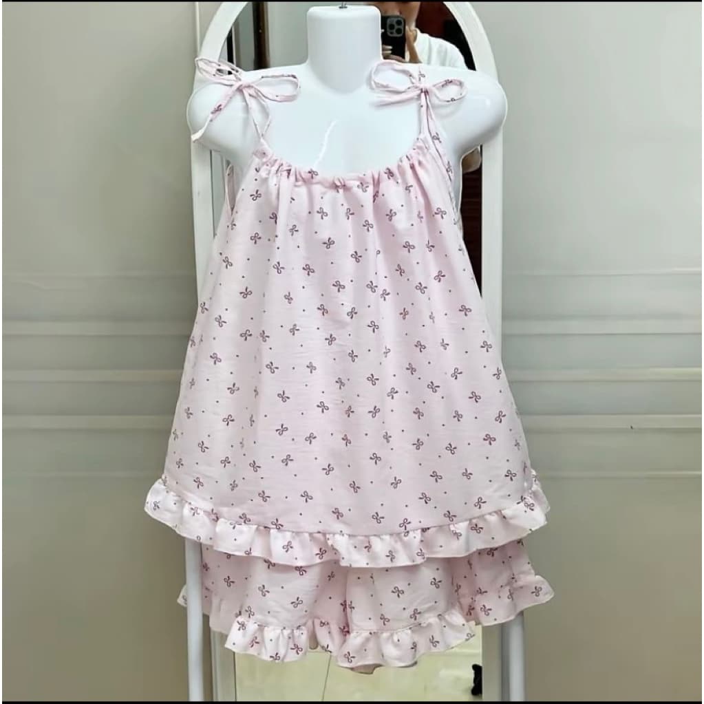 sét 2 dây , bộ ngủ chất đũi hàn siêu mát, hoạ tiết dễ thương