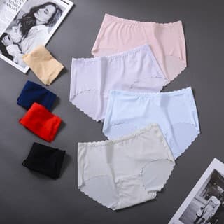 Quần Lót Nữ Su Đúc Mềm Mịn Co Giãn Thoáng Khí Viền Bèo | Combo Giá Rẻ