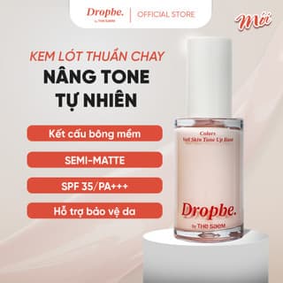 [Drop Be by THE SAEM] Kem lót thuần chay nâng tông bền màu Colors Veil Skin Tone Up Base 35g