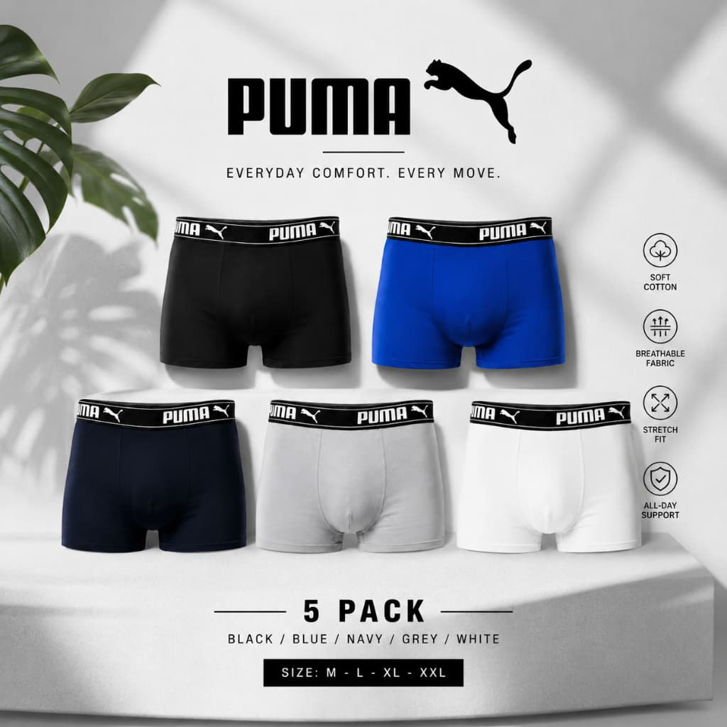 Quần Lót Nam [ COMBO 5C] Hana store, quần lót nam thun lạnh cao cấp thoáng khí co giãn 4 chiều set 5 màu PU02
