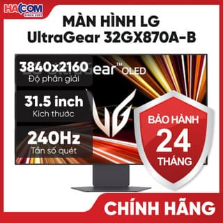 Màn hình LG UltraGear 32GX870A-B (31.5 inch/OLED/UHD-240Hz/FHD-480Hz/0.03ms/USB-C) - BH 24 Tháng