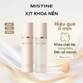 xịt khoá makeup MISTINE xịt khoá nền Hiệu quả lì mịn 25ml/30ml/100ml