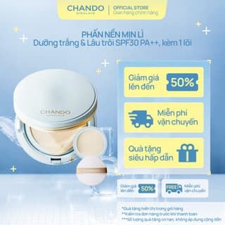 [Date 8/2027] Phấn nền Mịn lì Dưỡng trắng & Lâu trôi CHANDO Himalaya SPF30 PA++