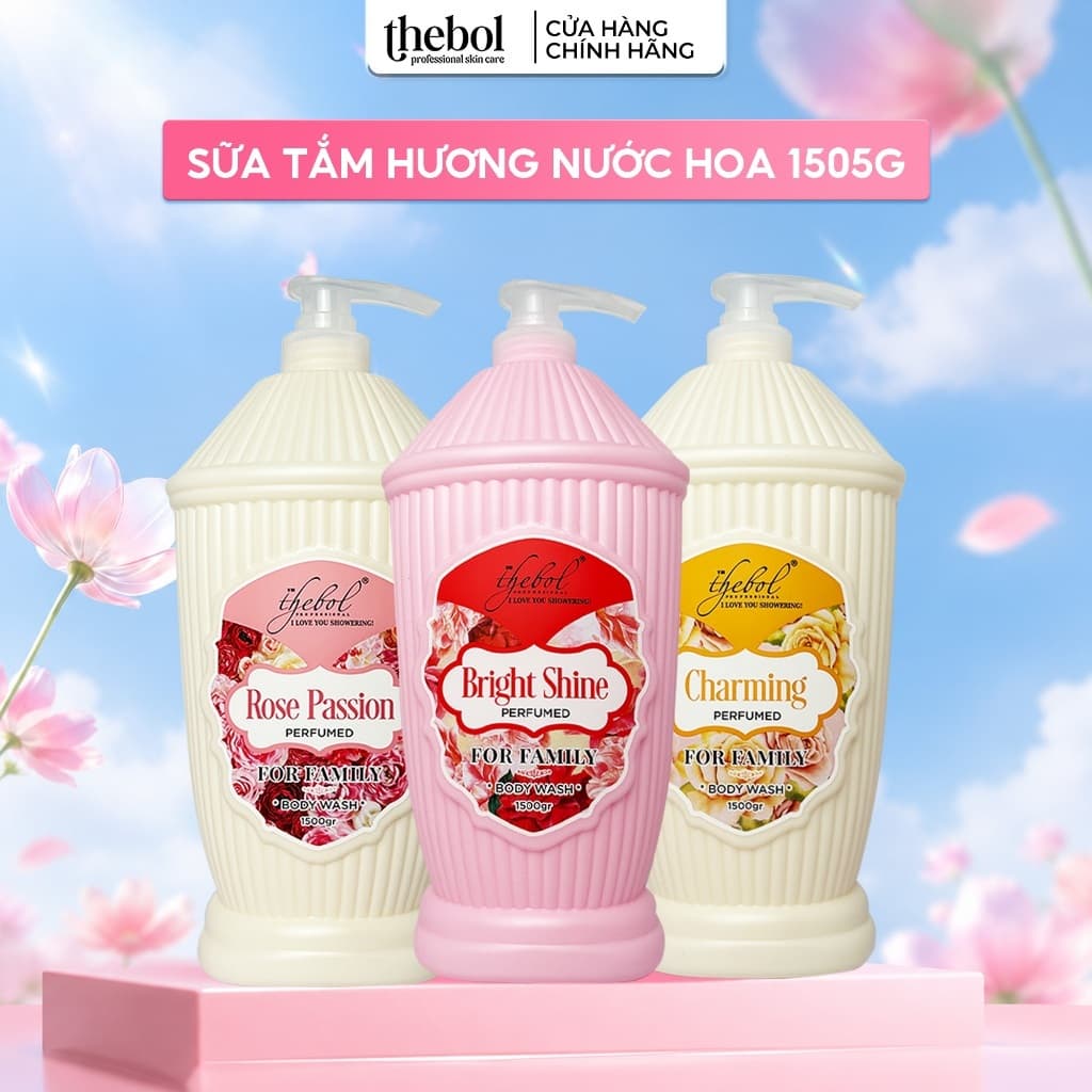 Sữa Tắm Nước Hoa TheBol Hương Nước Hoa Cao Cấp 1500gr