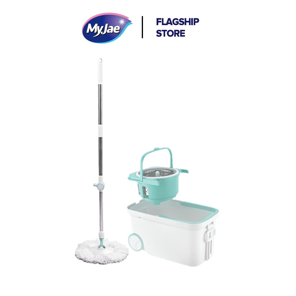 [SVIP] Bộ Lau Nhà MyJae Đài Loan Sợi Microfiber Xoay Siêu Tốc 360 Độ Thông Minh 129.5cm