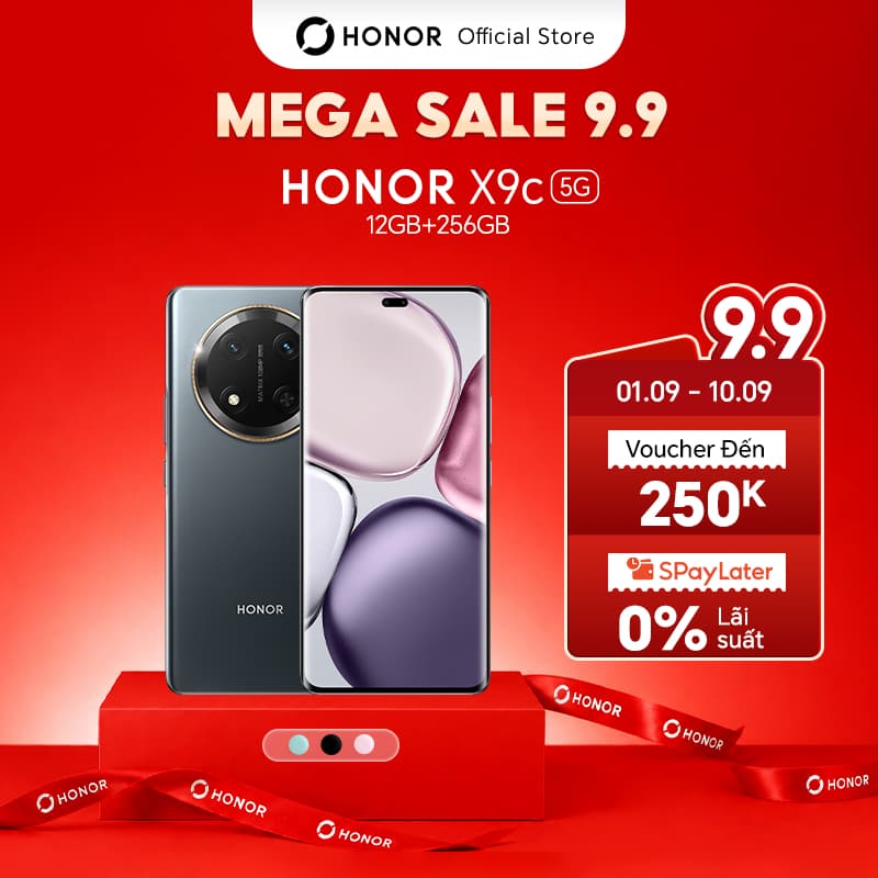 Điện thoại Honor X9c 5G 12GB + 256GB | Màn hình 6.78" |Pin 6600mAh, Camera 108MP | Bảo hành 18 Tháng
