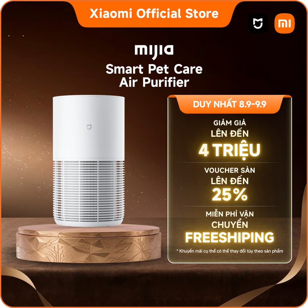 Xiaomi Smart Pet Care Air Purifier｜Hút và lọc khí 360° | Điều khiển thông minh qua ứng dụng I Khử mùi