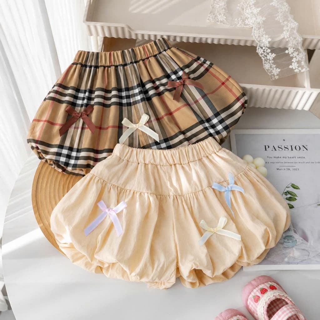 Quần Bí hot trend cho bé gái, quần cho bé gái sang chảnh sành điệu chất thô Hàn mềm mịn có size đại thời trang trẻ em