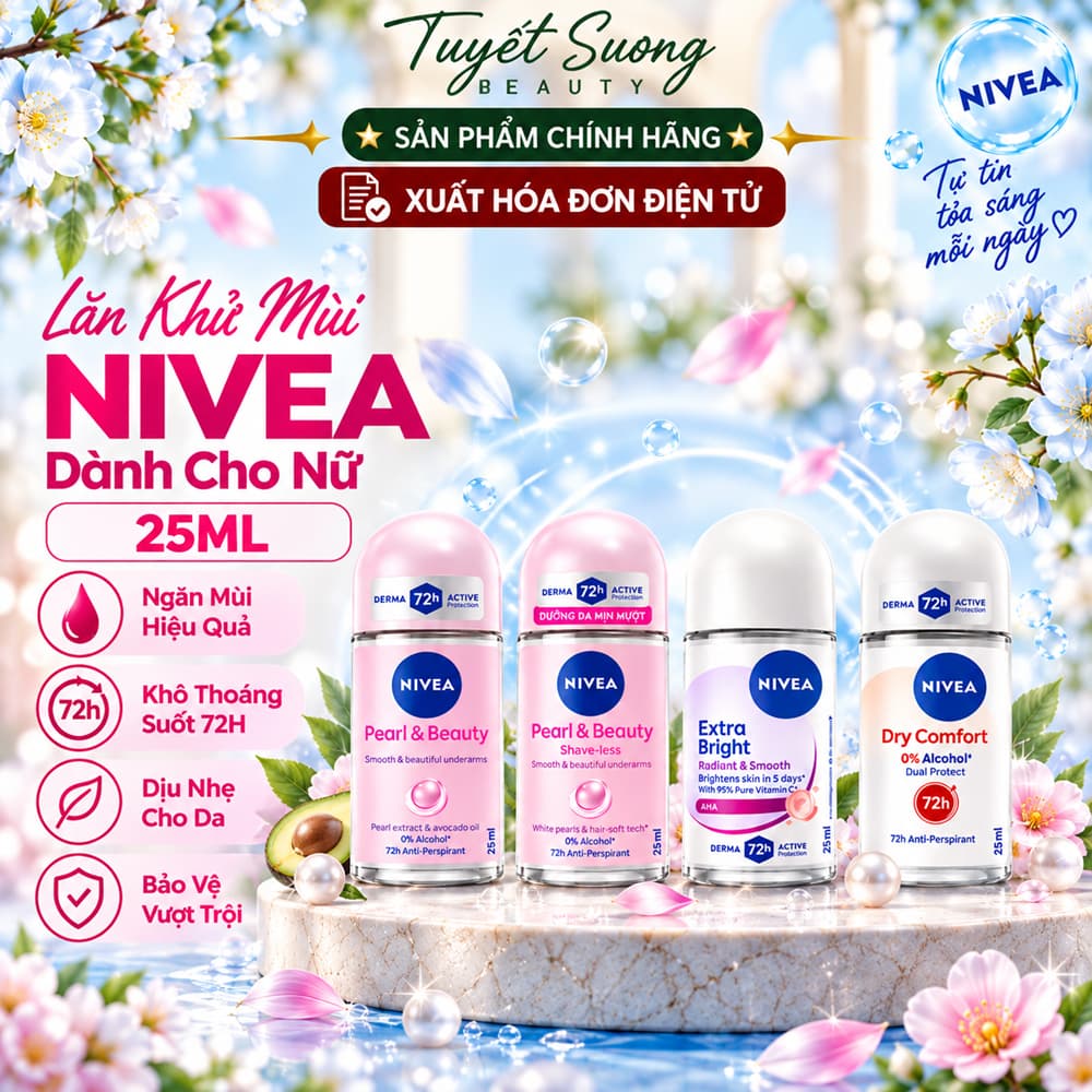 Lăn ngăn mùi NIVEA dành cho Nữ ( 25ml )