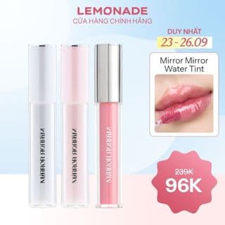 [88k/ cây] Son tint bóng không dính bền màu Lemonade Mirror Mirror Water Tint 4g