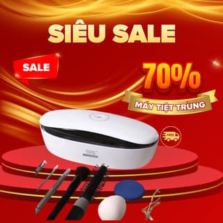 Máy Tiệt Trùng Dụng Cụ Nail, Trang Điểm, Spa | Khử Khuẩn UV An Toàn | Diệt Khuẩn Hiệu Quả