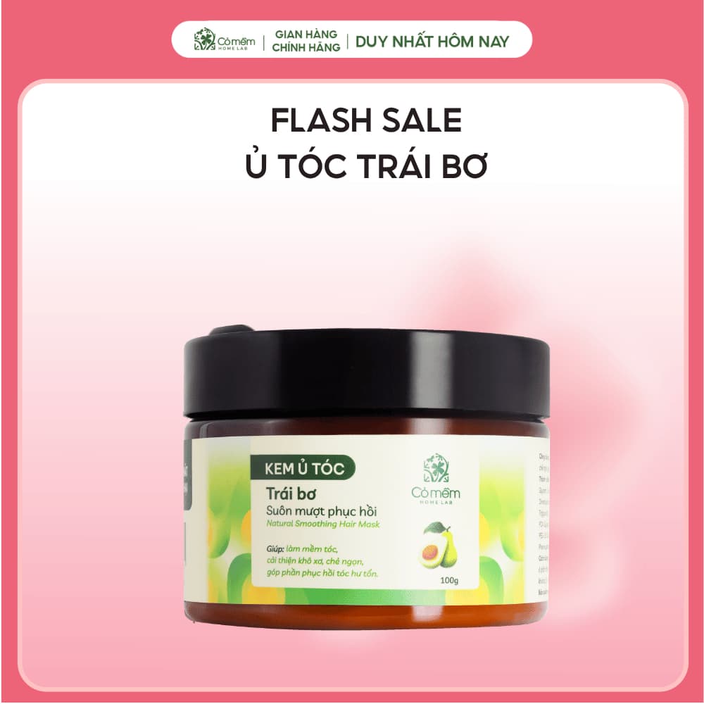 [FLASH SALE]  Ủ Tóc Trái Bơ Suôn Mượt 100gr