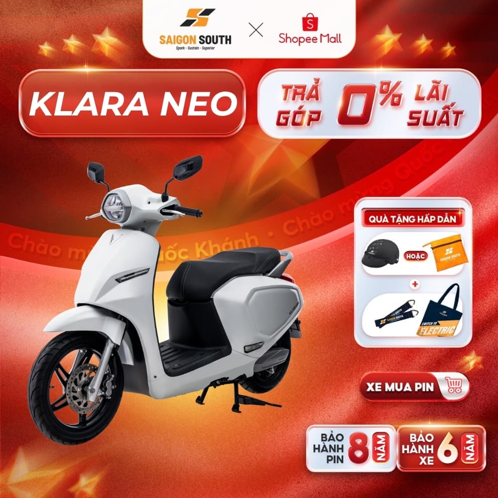 [NHẬN HCM] Xe Máy Điện VinFast Klara Neo - GÓP 0%