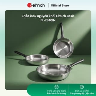 Chảo inox nguyên khối Elmich Basic EL-2840IN