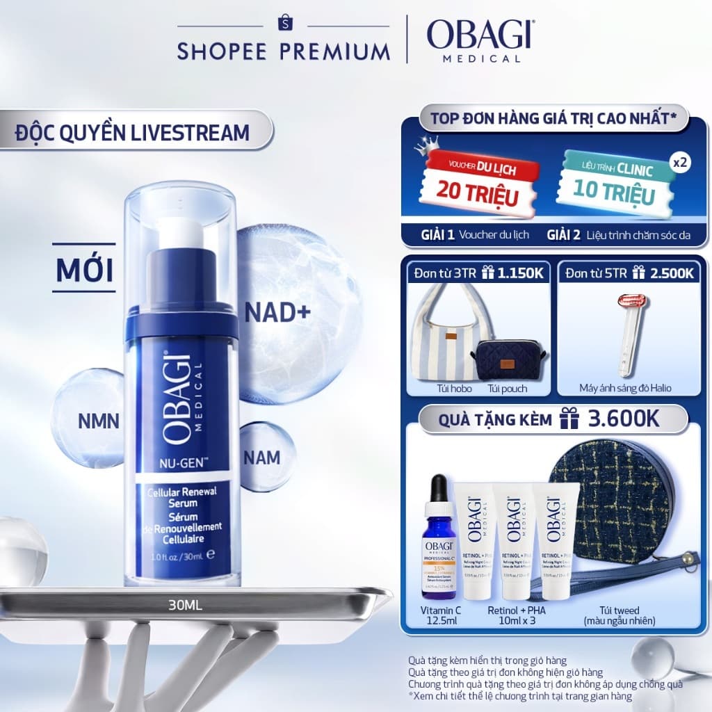 [Sản Phẩm Mới] Serum Kích Hoạt Năng Lượng Tế Bào Nugen Cellular Renewal 30ml