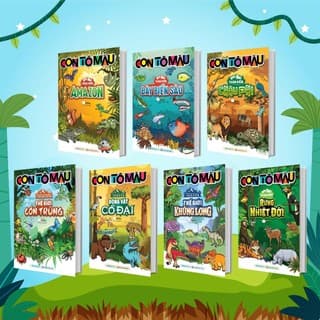 Sách Combo Con Tô Màu Thám Hiểm (7 cuốn) (168 Stickers)