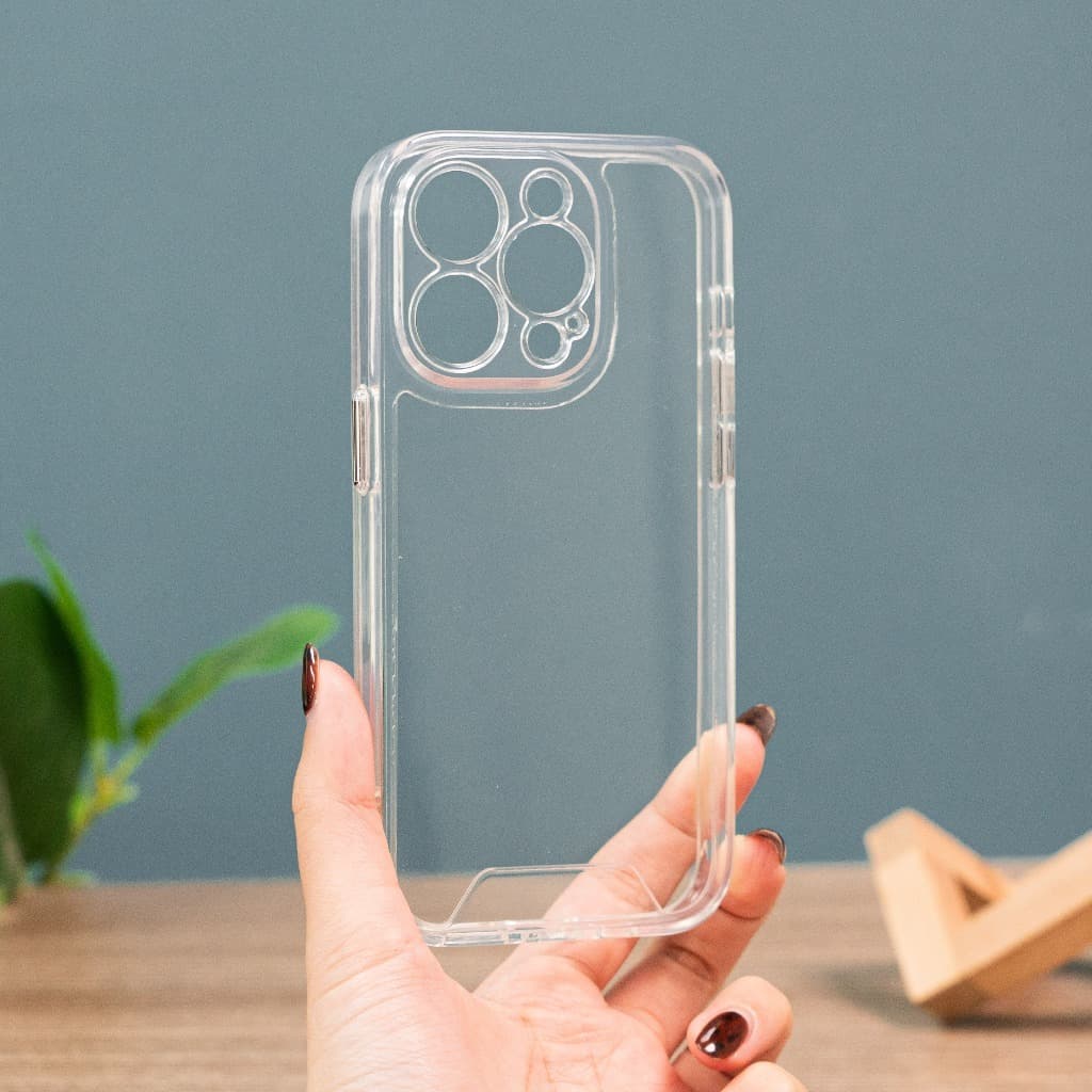 Ốp điện thoại Trong Suốt Chống Ố VÀNG KOLEAD IP83 có bảo vệ cam iphone XS XSM 11 12 13 14 15 16 17 Plus Pro Promax