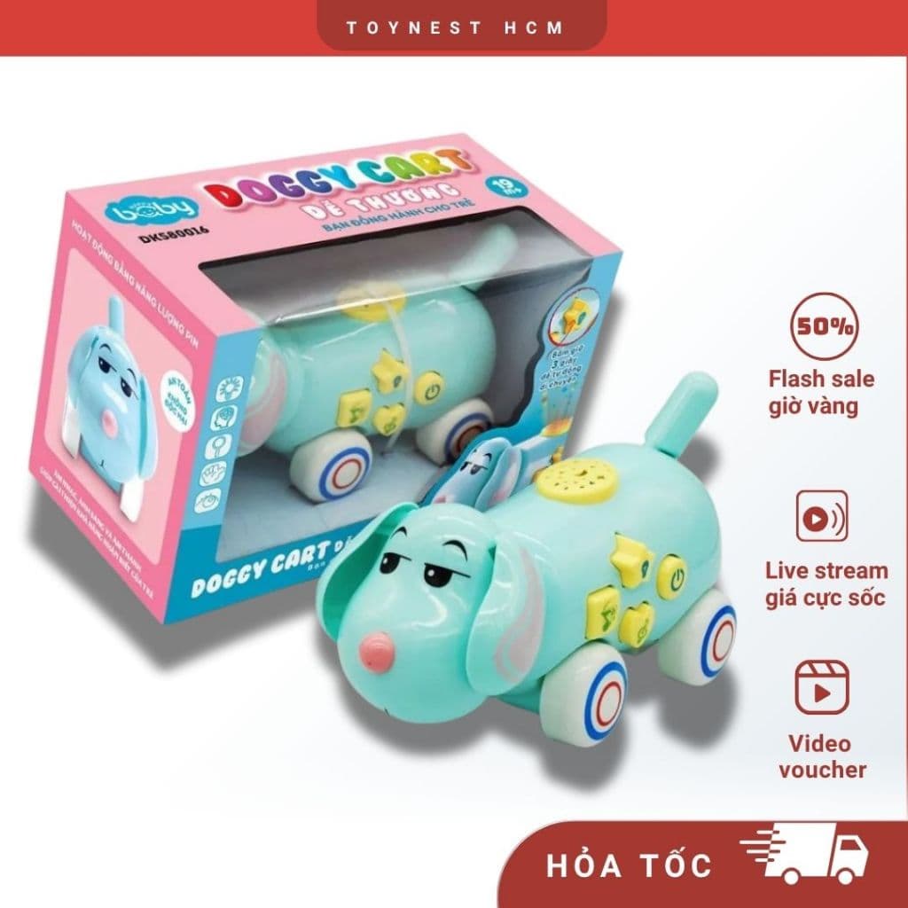 Đồ Chơi DUKA: Doggy Cart Dễ Thương - DK580016