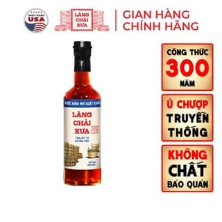 Nước Mắm Nhỉ Truyền Thống Làng Chài Xưa Xuất Khẩu Nhãn Xanh Chai Thủy Tinh 500ml Cốt Nhỉ Đặc Biệt