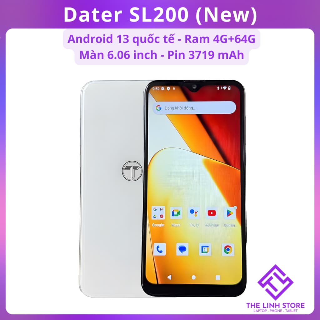 Điện thoại Dater SL200 mới Fullbox - ram 4G 64G Android 13 Quốc tế