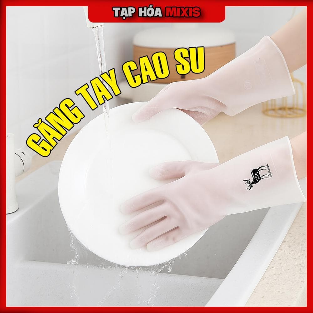 Combo 3 Đôi Găng Tay Cao Su Mỏng Siêu Dai Co Giãn, Bao Tay Rửa Bát, Rửa Chén, Làm Bếp Đa Năng - GD242