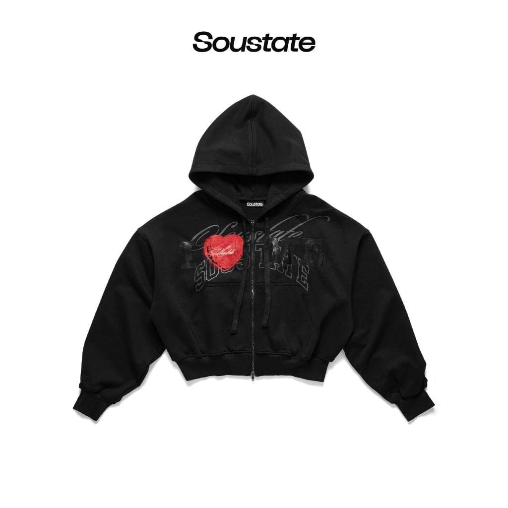 [GIẢM GIÁ 50%] Áo Hoodie Zip I Love Me/ "DauTrien" chất liệu dày dặn, Form Boxy, Unisex Nam Nữ - SOUSTATE Chính Hãng