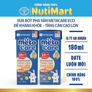 Sữa công thức pha sẵn Metacare Eco Nutricare tăng cân phát triển toàn diện cho bé