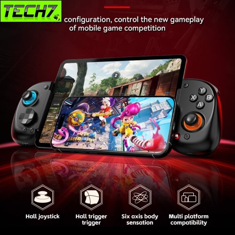 Gamepad Tay Game không dây D8 Bluetooth hoặc gắn trực tiếp điện thoại ,  siêu nhạy , không trễ cho điện thoại máy tính