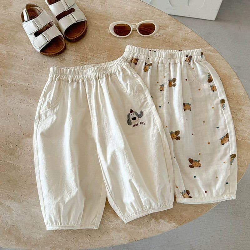 2025 Mùa Hè Mới Sợi Cotton Thoáng Khí Quần Muỗi In Hình Hoạt Hình Mỏng Điều Hòa Không Khí