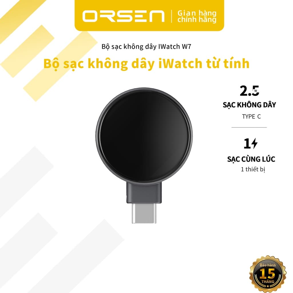 Bộ sạc đồng hồ không dây Orsen W7 phù hợp với đồng hồ AP.