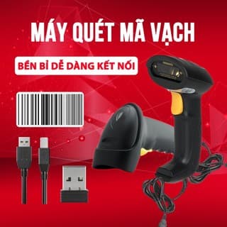 Máy quét mã vạch dây cao cấp quét mã vạch Máy quét mã vạch sản phẩm cầm tay có dây dùng trong cửa hàng, Siêu thị27