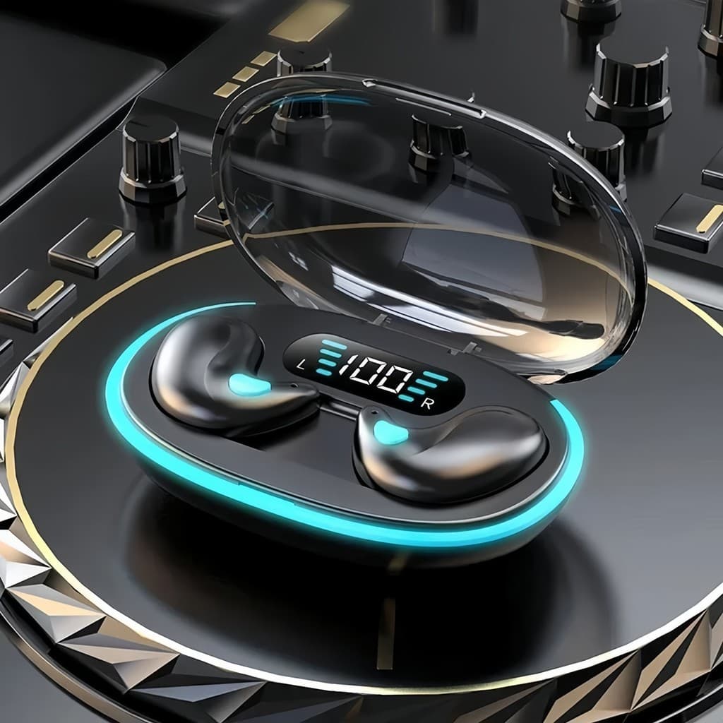 Tai nghe bluetooth không dây ngủ siêu mỏng X55, thiết kế bán trong suốt, chất lượng âm thanh trung thực cao, thích hợp cho nhiều hệ thống