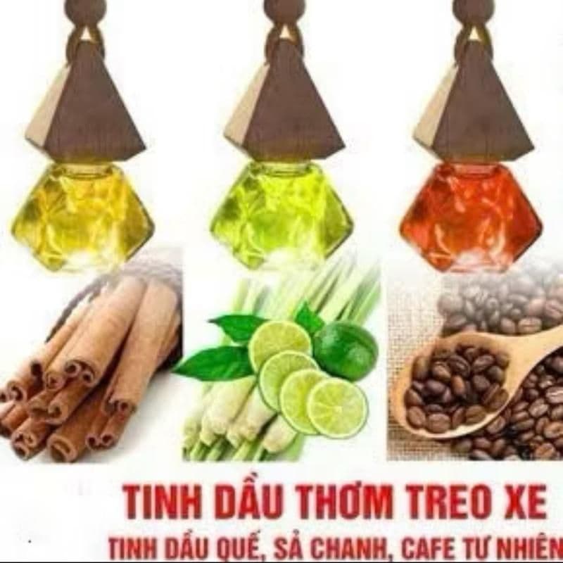 CK2 Tinh Dầu Treo Xe Oto Hương Dâu Tây, Dứa Thơm, Hoa Anh Đào, Đào Tiên, Hoa Bưởi Khử Mùi Lọc Không khí thoáng mát