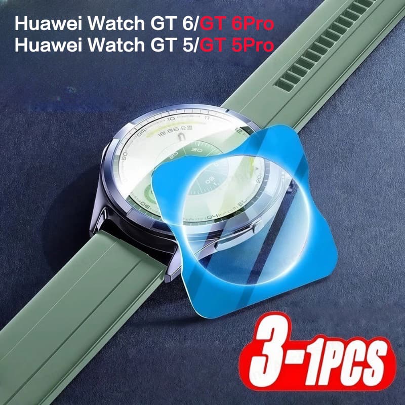 1-3 Chiếc Dành Cho Huawei Watch GT 6 Pro GT6 41mm 46mm GT5 Kính Cường Lực Dễ Dàng Lắp Đặt Bảo Vệ Màn Hình Chống Trầy Xước