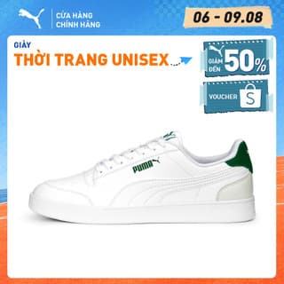 Giày thời trang PUMA Unisex Shuffle Màu Trắng