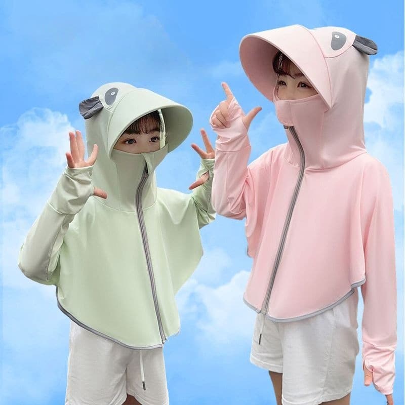 Quần Áo Trẻ Em Chống Nắng Trẻ Em Bé Gái Chống Tia UV Quần Áo Áo Khoác Trẻ Em Áo Khoác Áo Khoác