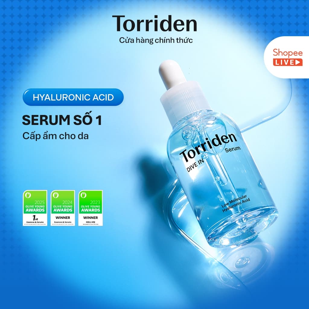 [ Torriden Live ] Serum DIVE IN chứa Hyaluronic Acid, 50ml,  Serum