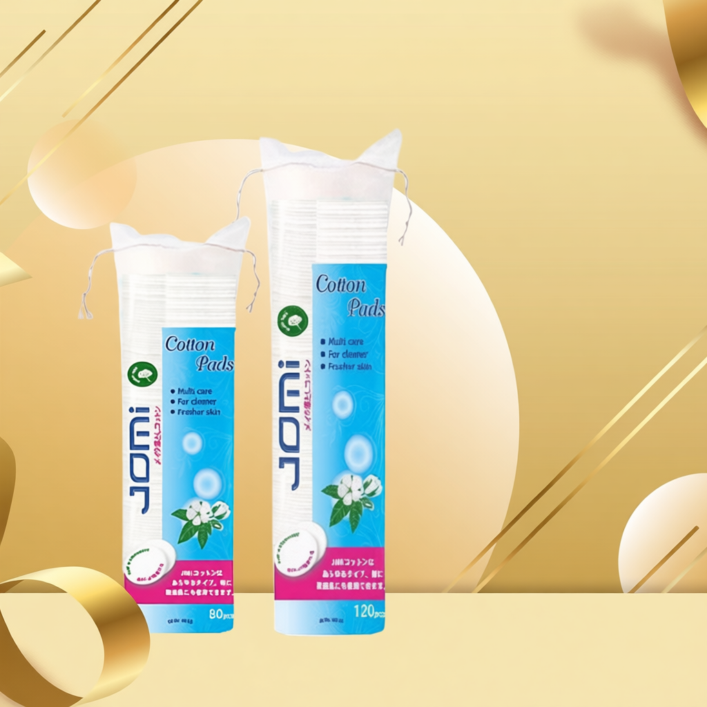 Bông tẩy trang 100% cotton tự nhiên Jomi Cotton Pads