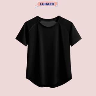 Áo tập gym nữ LUHAZO phối lưới thể dụ thể thao yoga vạt bầu vải co giãn thoải mái thấm hút 4 chiều MD027 D10T4/5