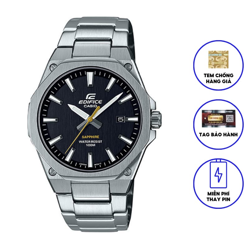 Đồng Hồ Casio Nam Dây Kim Loại EDIFICE EFR-S108D-1AVUDF Chính Hãng