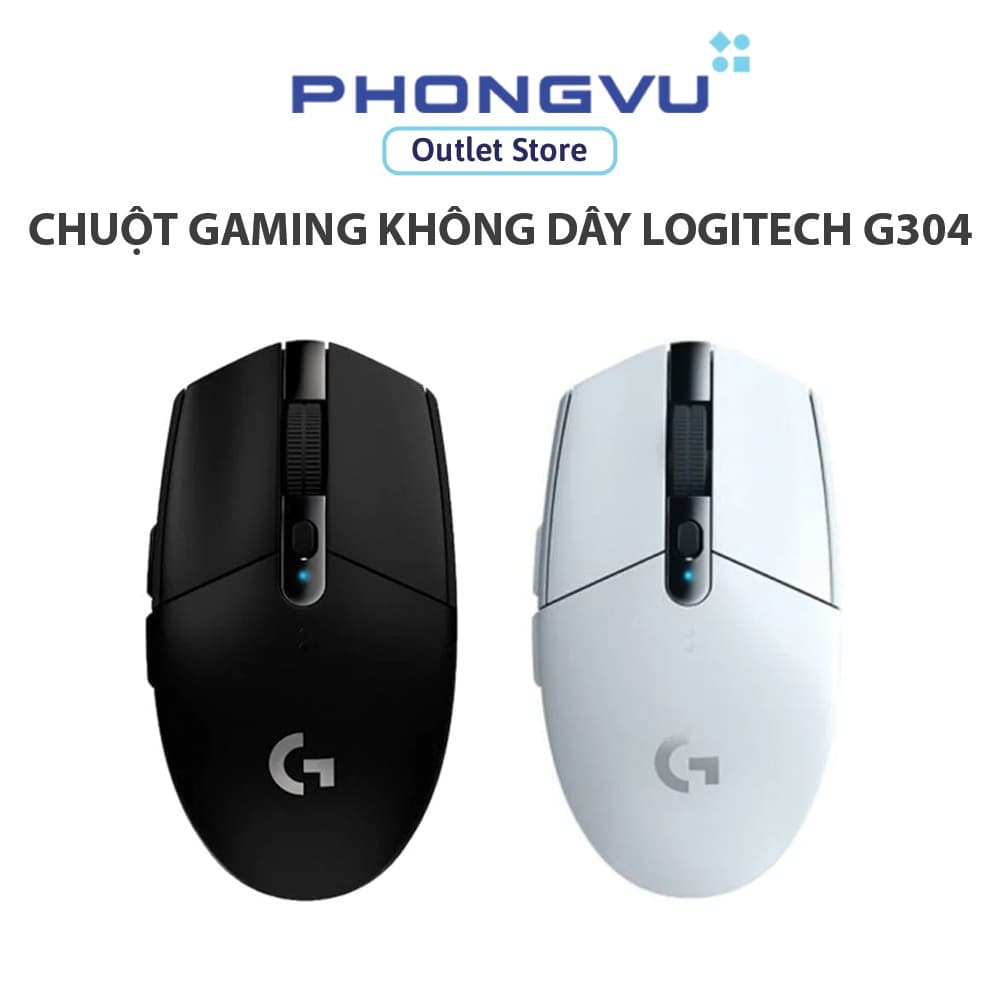 Chuột Gaming Không Dây Logitech G304 - Nhẹ, 6 nút lập trình, Onboard Memory, Pin 250h - Bảo hành 24 tháng