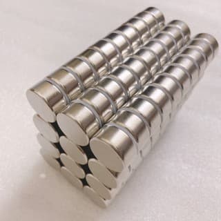 Nam châm tròn 15x10mm màu trắng , nam châm siêu hít siêu mạnh