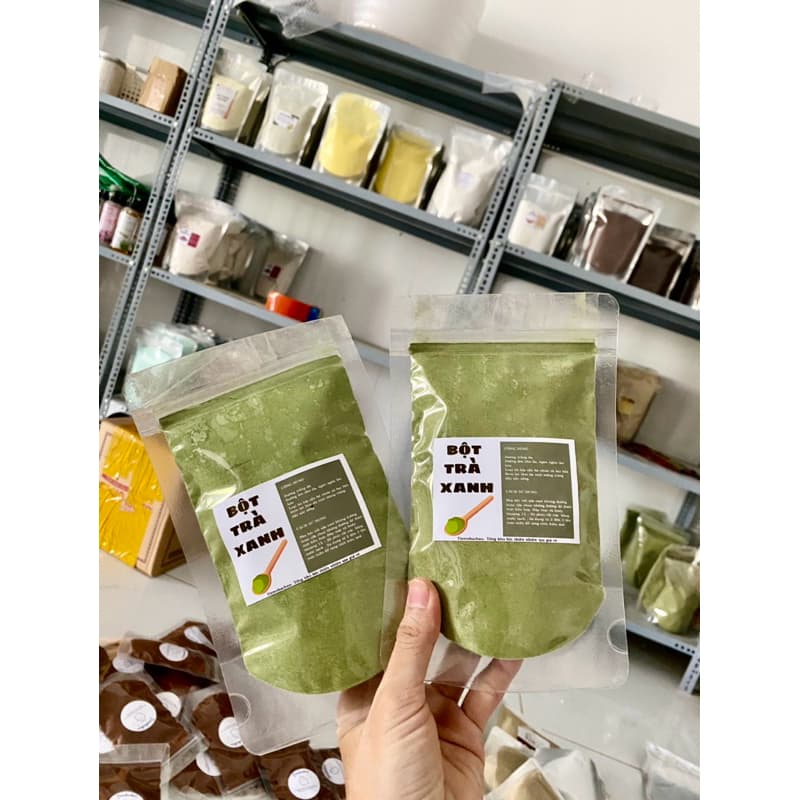 100GRAM BỘT TRÀ XANH NGUYÊN CHẤT LÀM ĐẸP